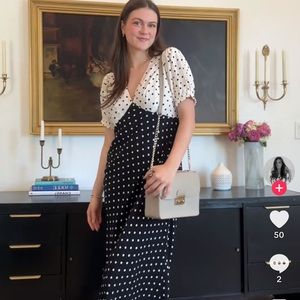 The viral rixo polka dot style dress